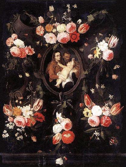 Jan Van Kessel Holy Family France oil painting art